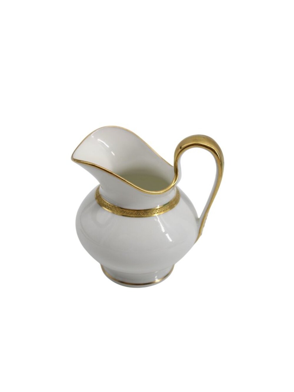 Limoges France Longchamps Wedding Ring Creamer Vintage 94642